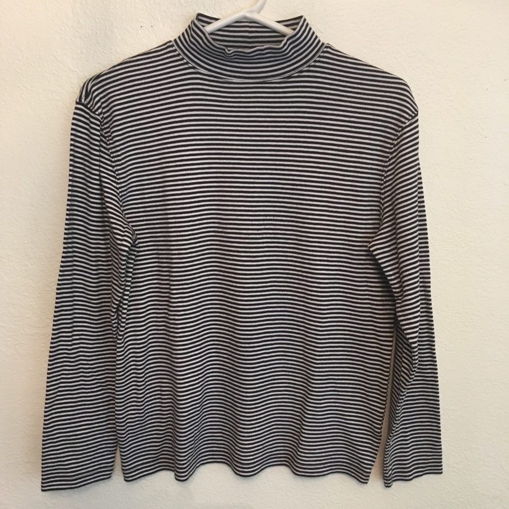 GNW Striped Turtleneck
